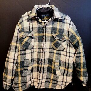 Vintage Flannel Shirt Jacket Sportswear National Plaid Heavyweight Adult XL